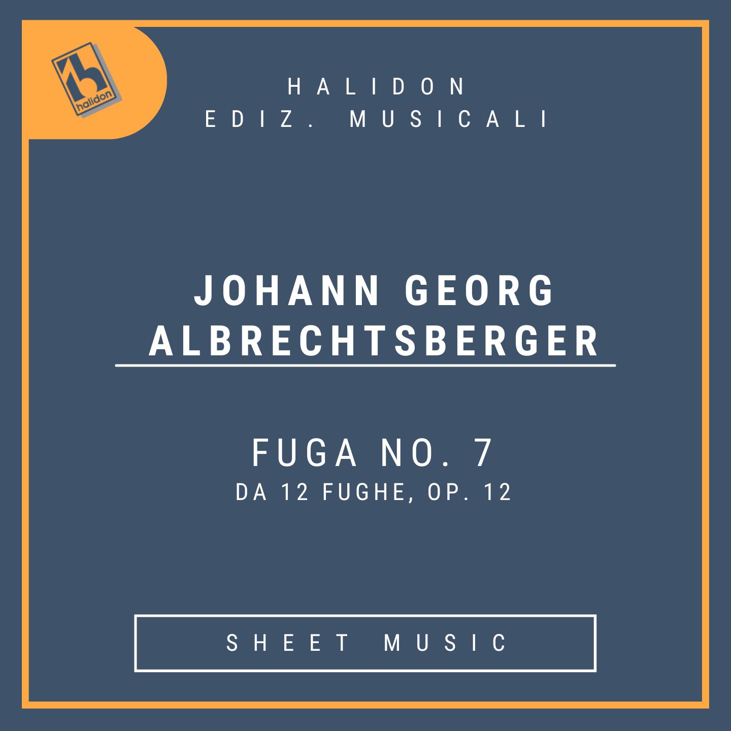 Fuga No. 7 per organo (da 12 fughe op. 12)
