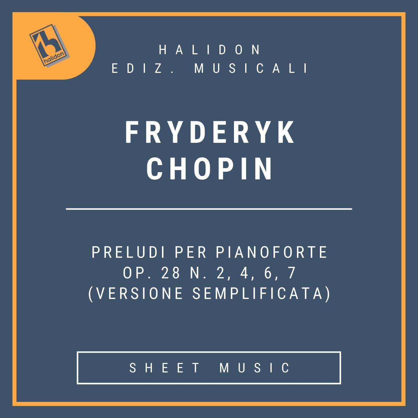 Fryderyk Chopin - Preludes for piano op. 28 n. 2, 4, 6 & 7 (easy version)