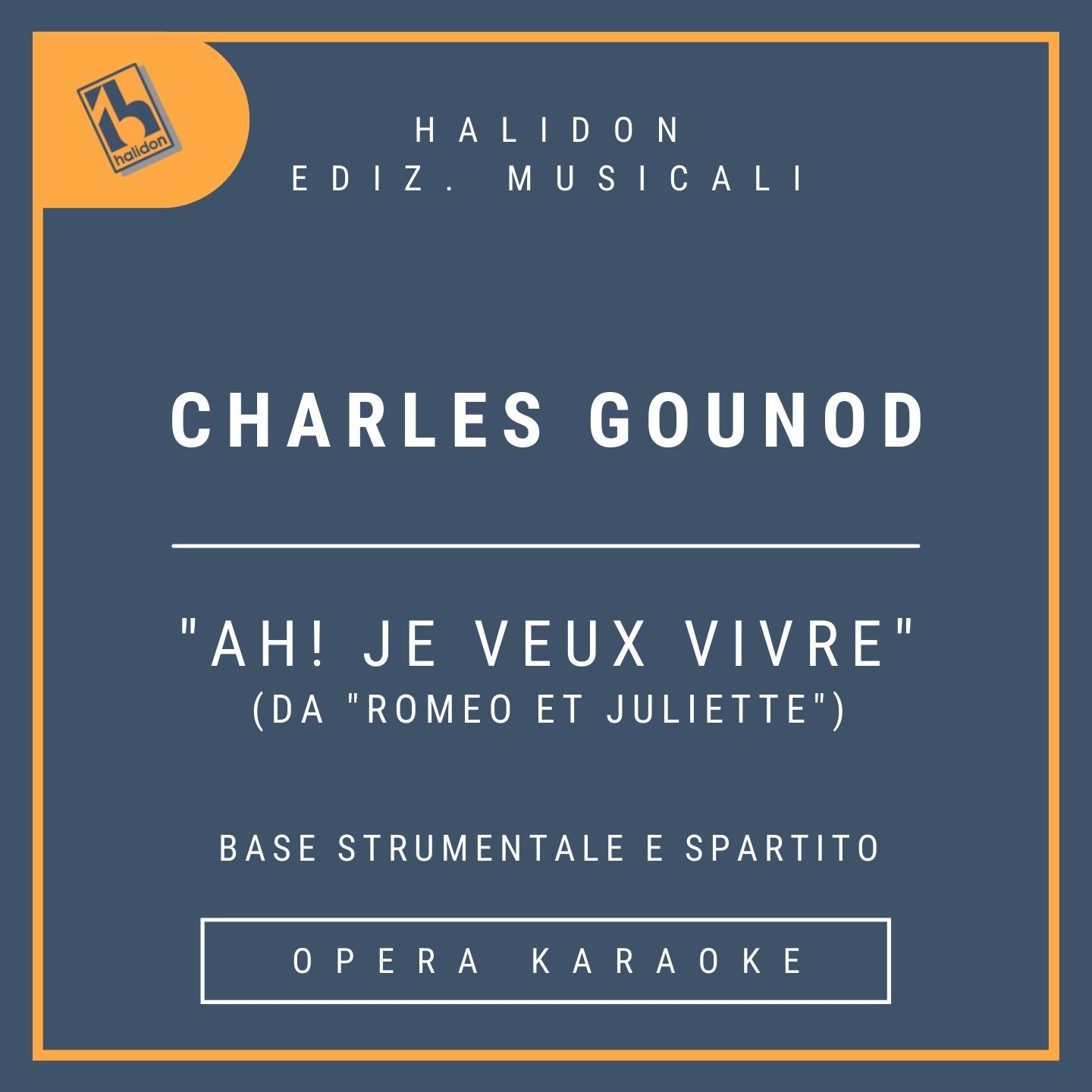 Charles Gounod - Ah! Je veux vivre (from 'Romeo e Juliette') - Juliette Arietta (coloratura soprano-mezzo) - Instrumental track + sheet