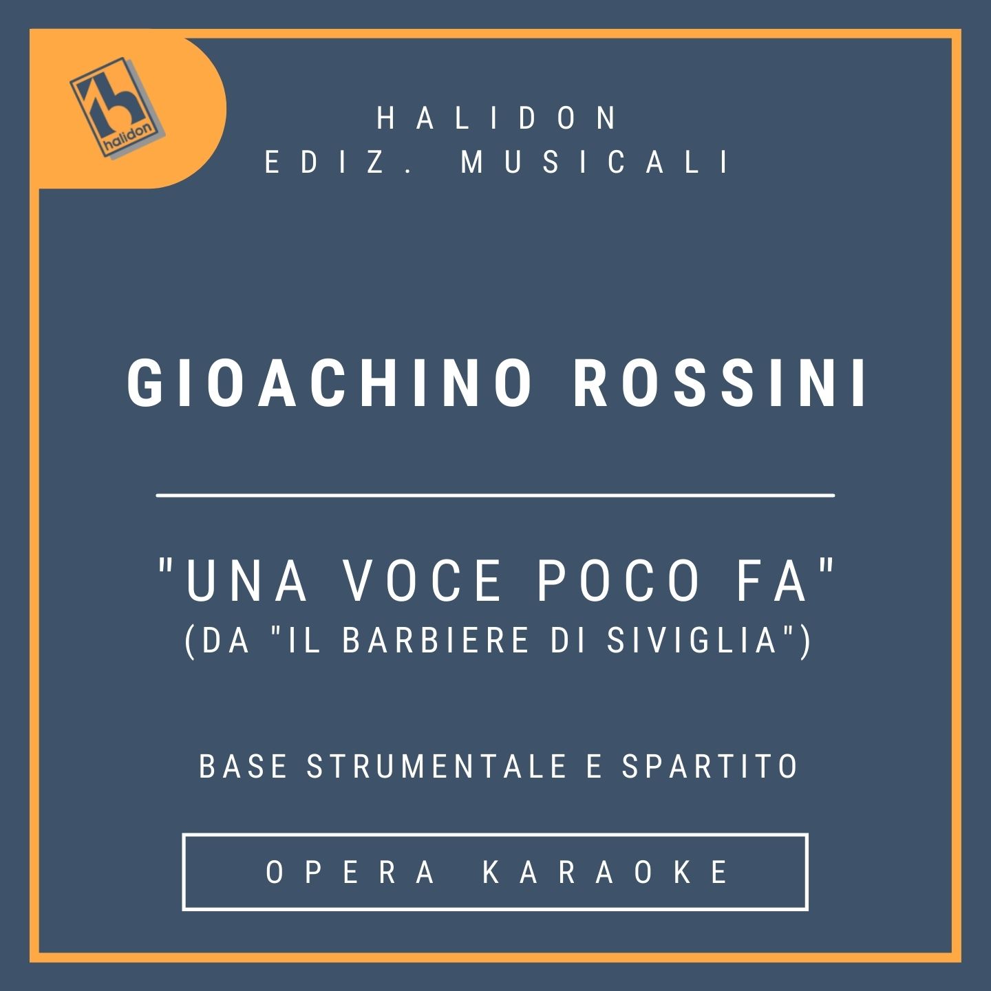 Gioachino Rossini - Una voce poco fa (da 'Il barbiere di Siviglia') - Cavatina di Rosina (soprano-mezzosoprano) - Base strumentale + spartito