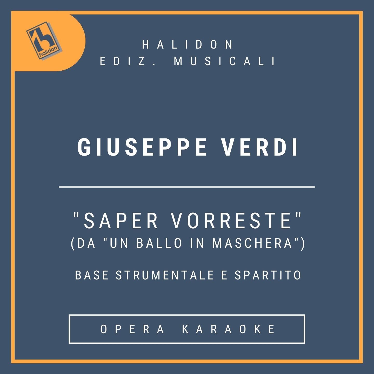 Giuseppe Verdi - Saper vorreste (from 'Un ballo in maschera') - Oscar's Aria (soprano) - Base strumentale + spartito