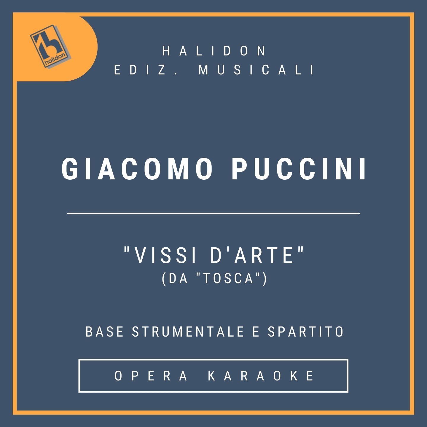 Giacomo Puccini - Vissi d'arte (from 'Tosca') - Tosca's Aria (dramatic soprano) - Instrumental track + sheet